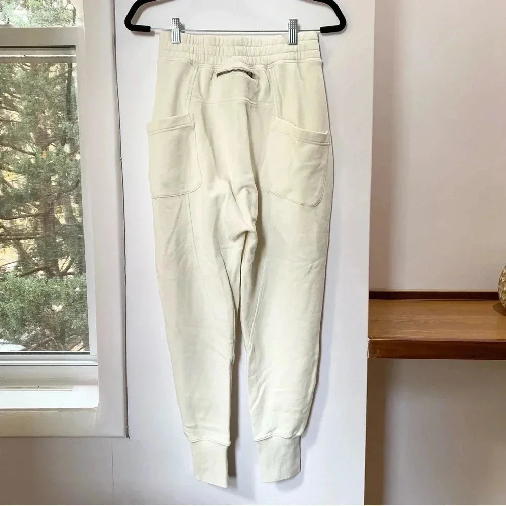 New Free People June Bug Sweatpants Joggers FP Movement Cream Small - Picture 5 of 12